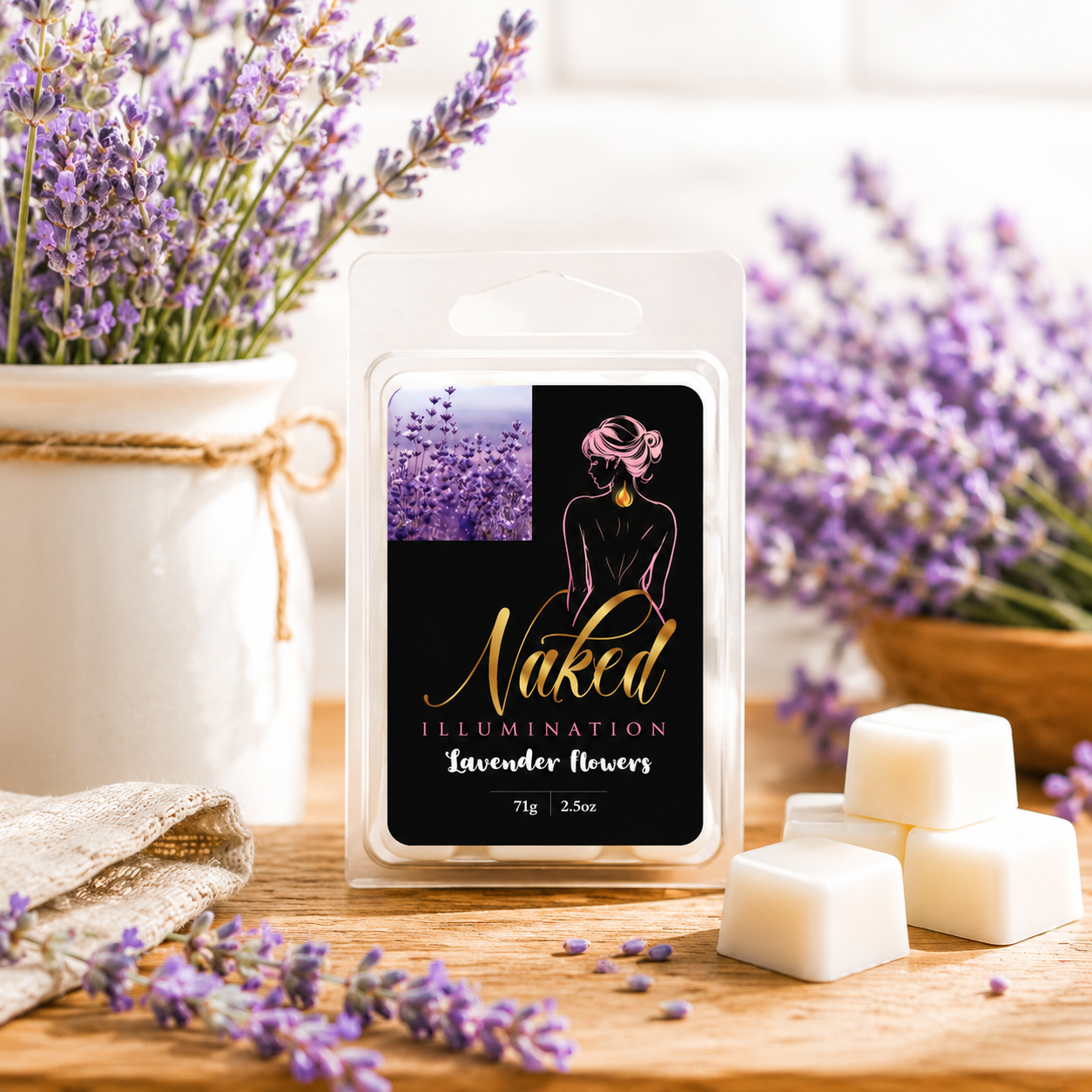 Lavender Flowers | Wax Melts | Hand-Poured Wax Melts