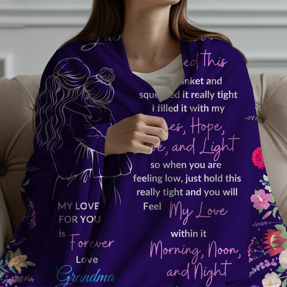 Granddaughters Gifts-Sweet Words Blanket