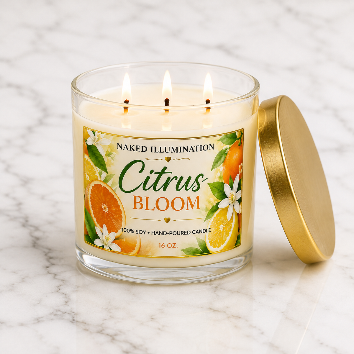 Citrus Bloom | Citrus Luxury Soy Candle