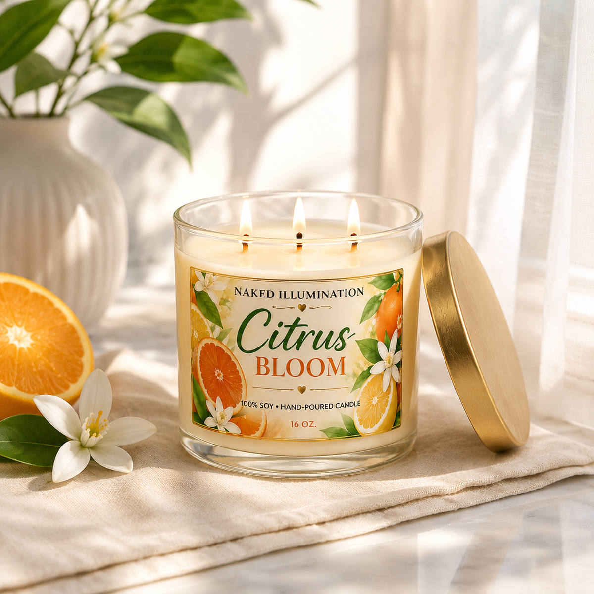 Citrus Bloom | Citrus Luxury Soy Candle