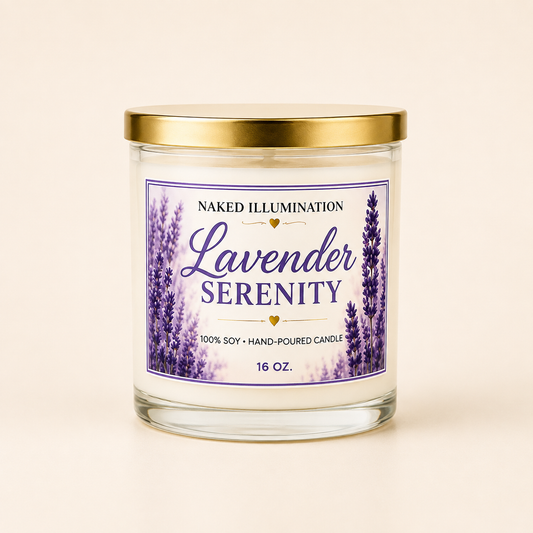 Lavender Serenity | Lavender Luxury Soy Candle