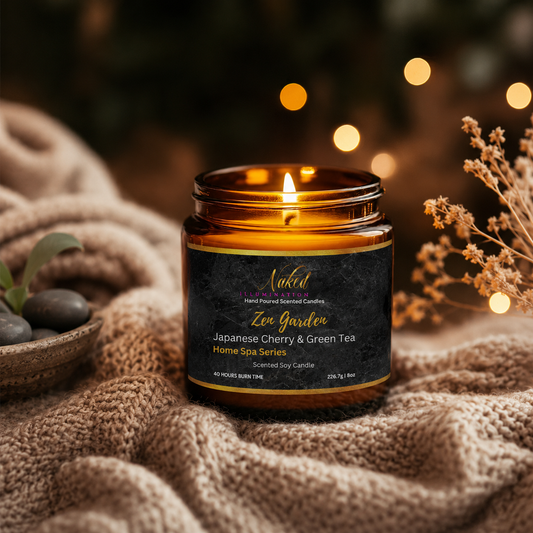 Zen Garden | Japanese Cherry & Green Tea | Luxury Spa Soy Candle