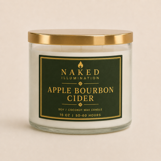 Apple Bourbon Cider Luxury Soy Coconut Wax - 16oz