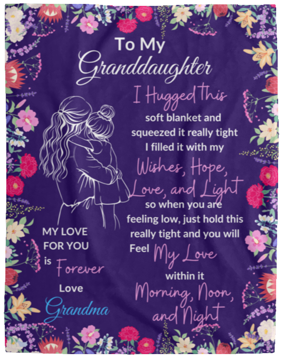 Granddaughters Gifts-Sweet Words Blanket