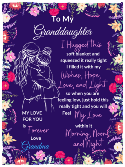 Granddaughters Gifts-Sweet Words Blanket