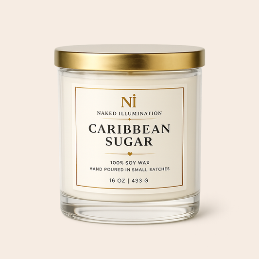Caribbean Sugar I Tropical Luxury Soy Candle