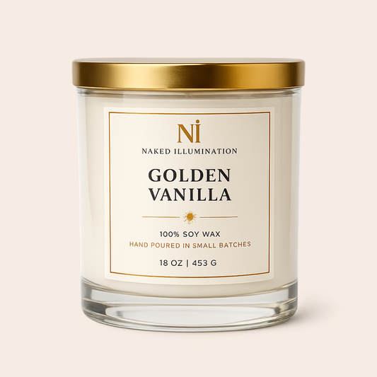 Golden Vanilla | Vanilla Luxury Soy Candle