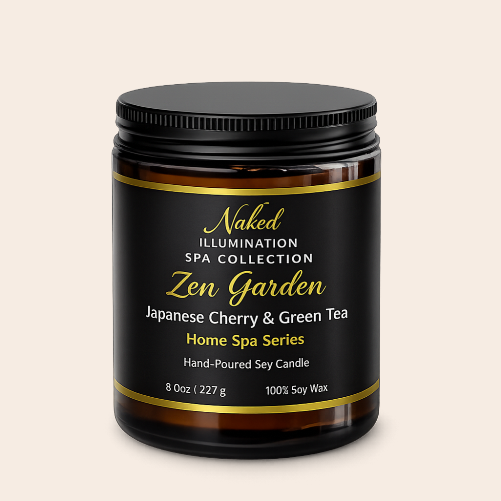 Zen Garden | Japanese Cherry & Green Tea | Luxury Spa Soy Candle
