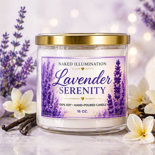 Lavender Serenity 3-Wick Soy Candle