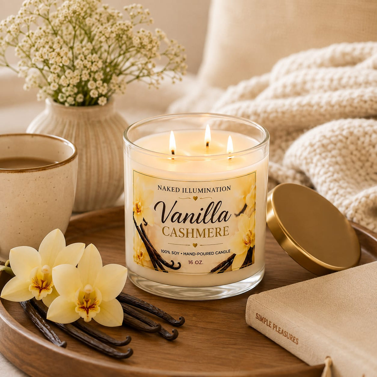 Vanilla Cashmere | Signature Luxury Soy Candle