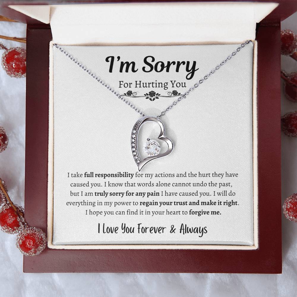 I'm Sorry I Forever Love Necklace I WB