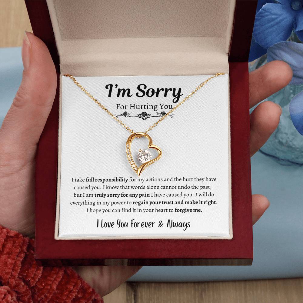 I'm Sorry I Forever Love Necklace I WB