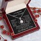 To My Beautiful Bonus Daughter Eternal Hope Necklace I BW