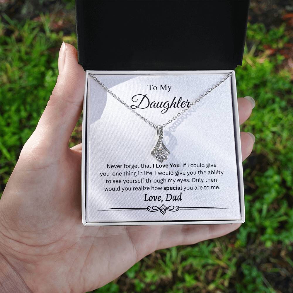 To My Daughter Necklace