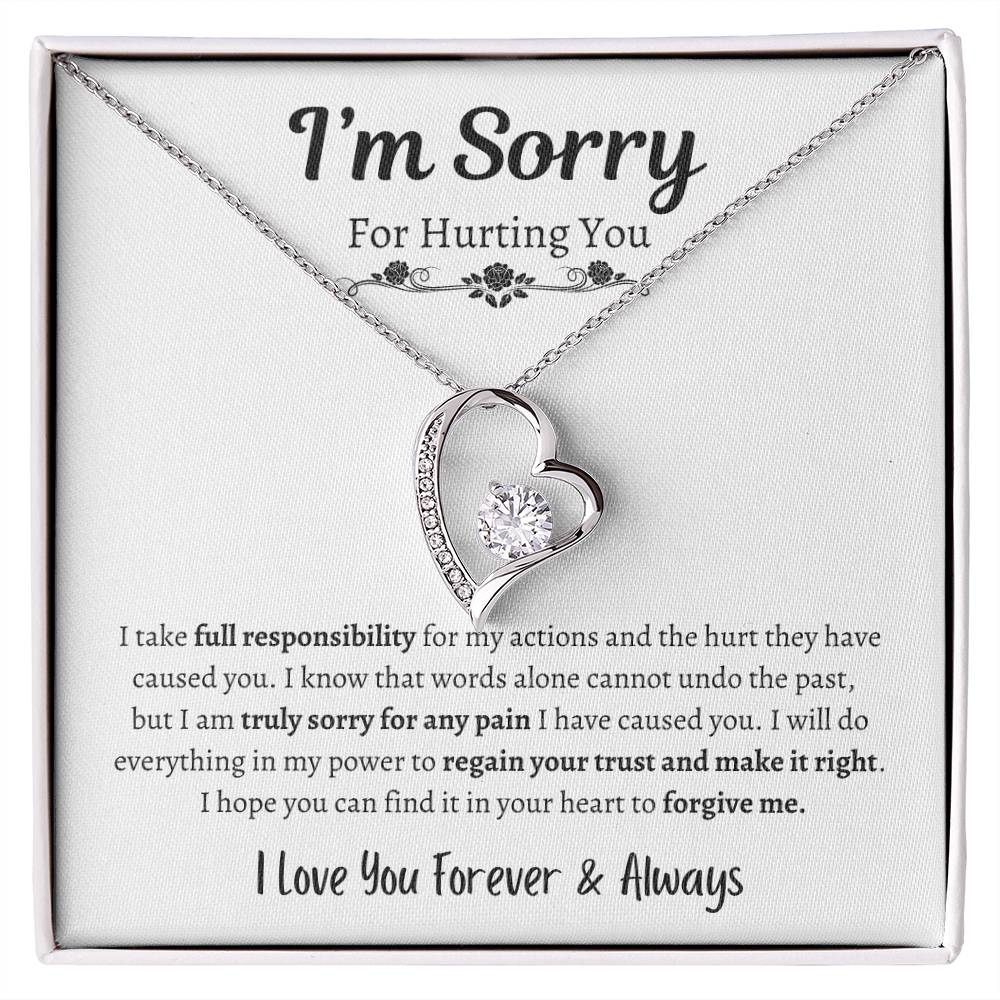 I'm Sorry I Forever Love Necklace I WB