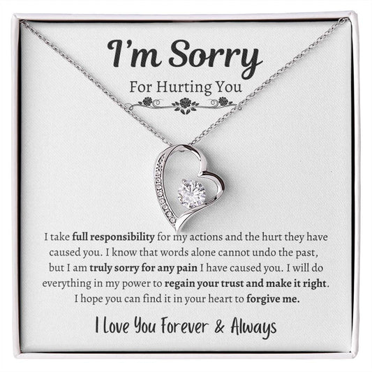 I'm Sorry I Forever Love Necklace I WB