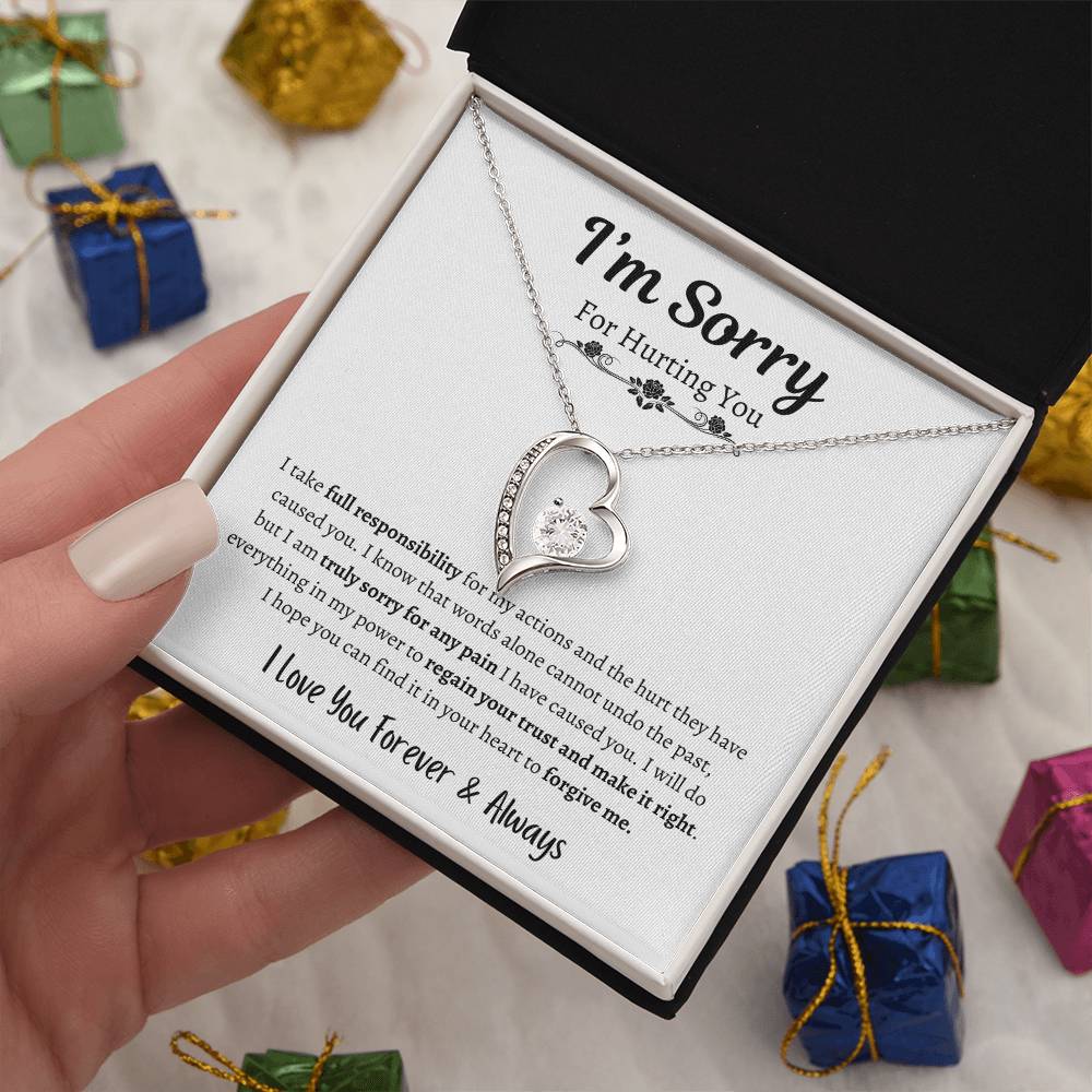 I'm Sorry I Forever Love Necklace I WB