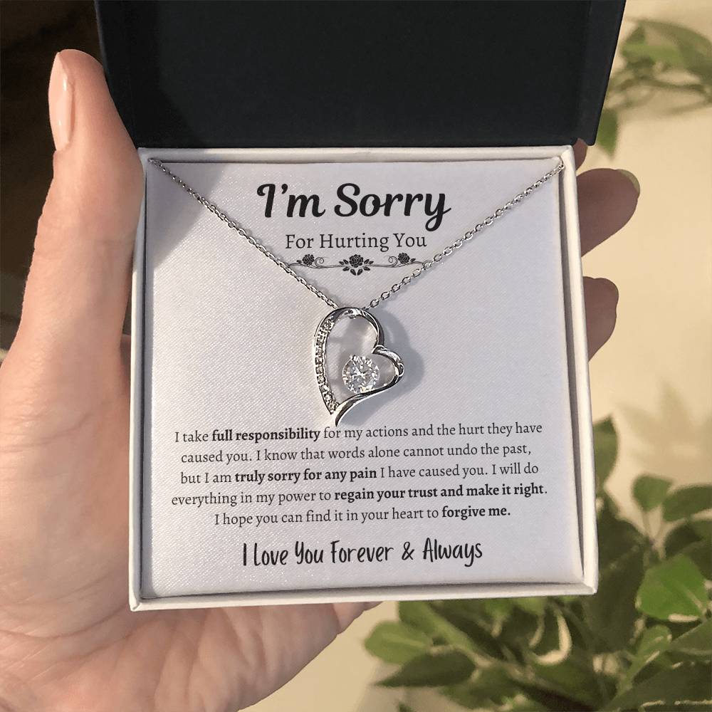 I'm Sorry I Forever Love Necklace I WB