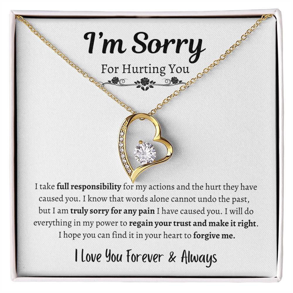 I'm Sorry I Forever Love Necklace I WB