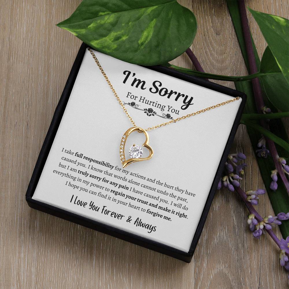 I'm Sorry I Forever Love Necklace I WB