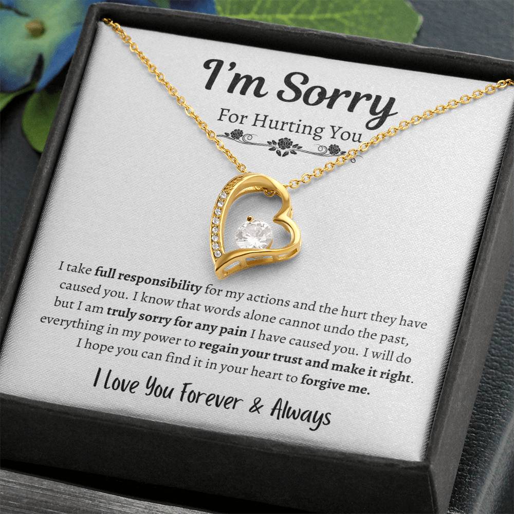 I'm Sorry I Forever Love Necklace I WB